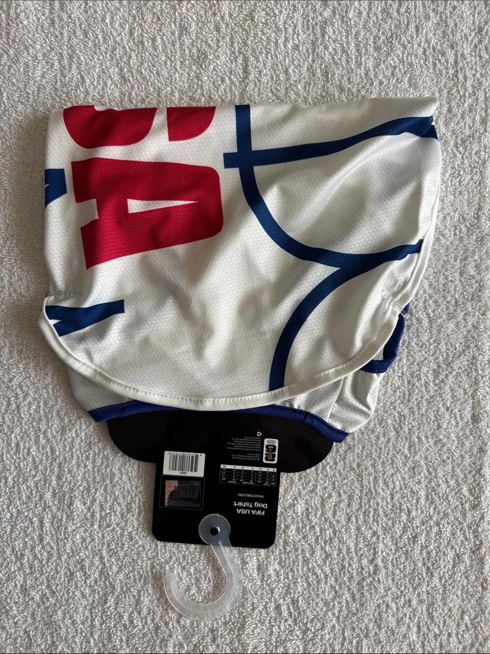 FIFA World Cup 26 “USA” White & Blue Dog Tee Shirt Top